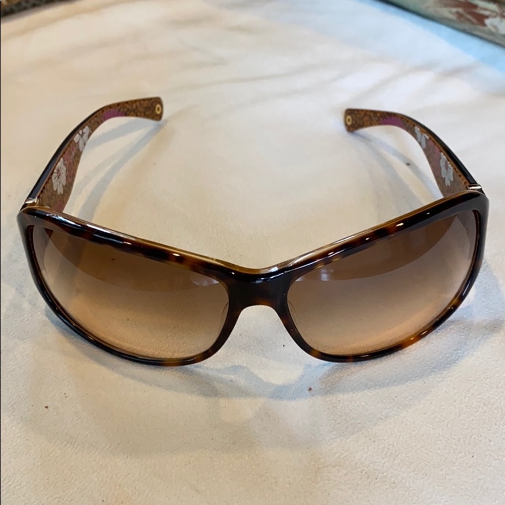 COACH Sara S437 tortoise sunglasses